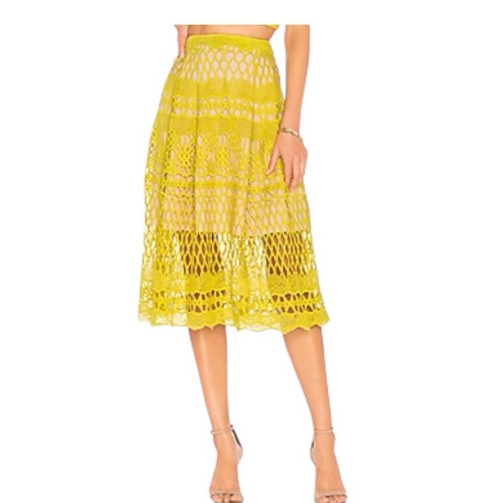 Endless Rose Lace Midi Skirt
